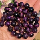 Натуральный камень, фиолетовый тигровый глаз бисер Гладкий Круглые бусины для самостоятельного изготовления ювелирных изделий браслет серьги 681012 мм
