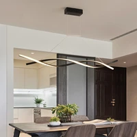 matte black or grey minimalist modern led pendant lights for living room dining kitchen room pendant lamp zyrandol fixture