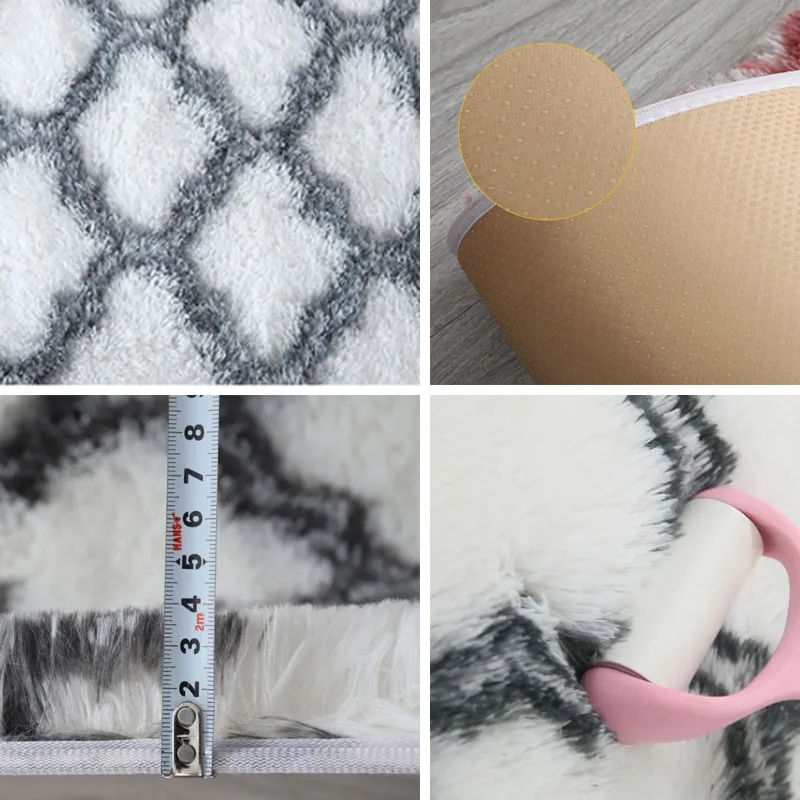 

Modern Living Room Rectangular Rug Personality Creative Corridor Door Mat Tatami Floor Mat Kitchen Non-slip Absorbent Carpet