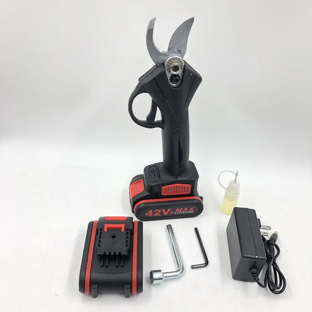 

Cordless Pruner Electric Rechargeable Pruning Shear Secateur Branch Cutter Garden Fruit Pruning Tool