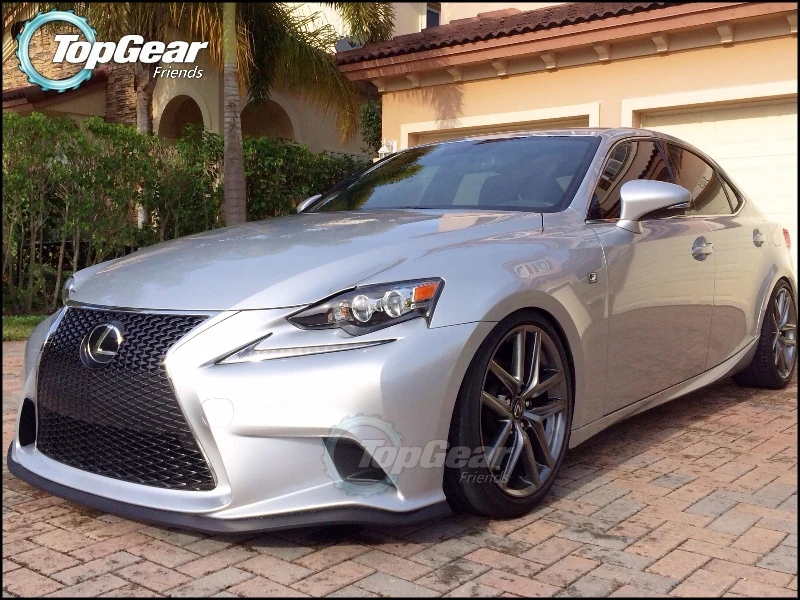 Дефлектор губ бампера для Lexus RC F 350 300h 2014 ~ рабочий передний спойлер юбка