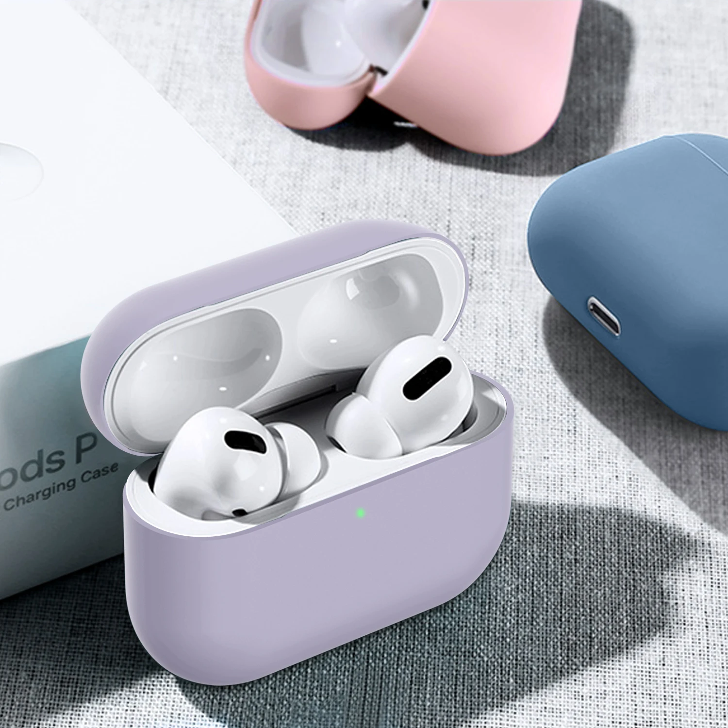 

For Air Pods pro 3 Fundas Silicone Case For Airpods Pro Case Wireless Bluetooth for apple airpods pro Case Cover Earphone Case