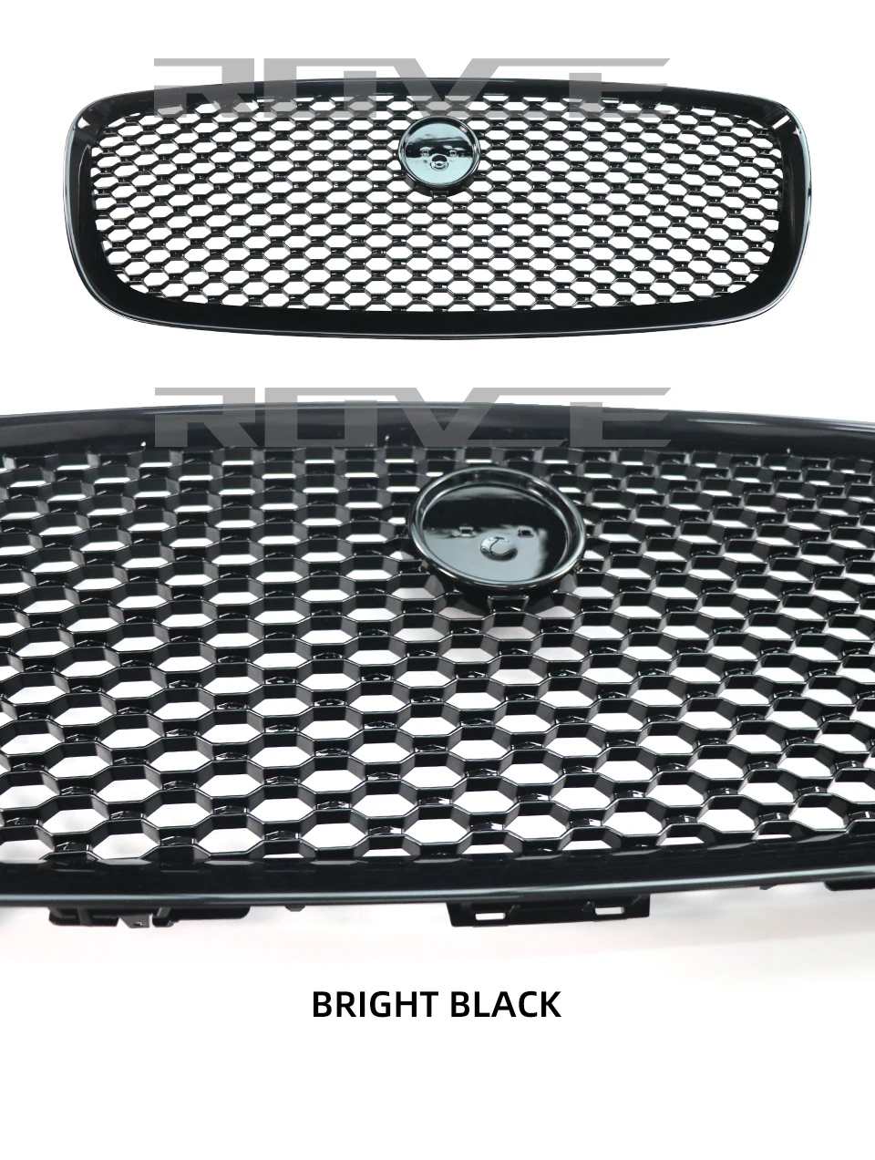 

ROVCE For Chrome/Black Car Grill Front Bumper Upper Mesh Grille ABS For Jaguar F-PACE