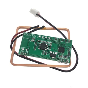 RDM630 ID Reader Module,UART 125Khz EM4100 RFID Card Key ID Reader Module RDM6300 for Arduino