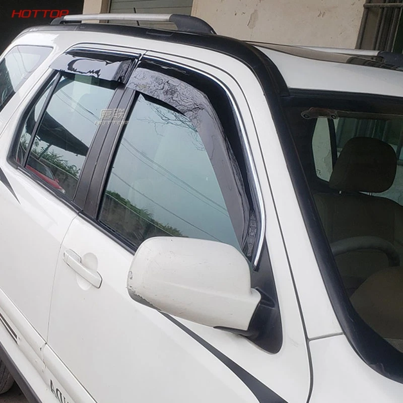 Для Honda CRV 2003-2006 козырек для окон автомобиля окно с яркой полосой боковое
