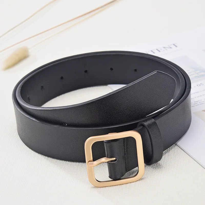 Новые Классические Ретро мода все-матч кожа светильник тела с квадратной пряжкой