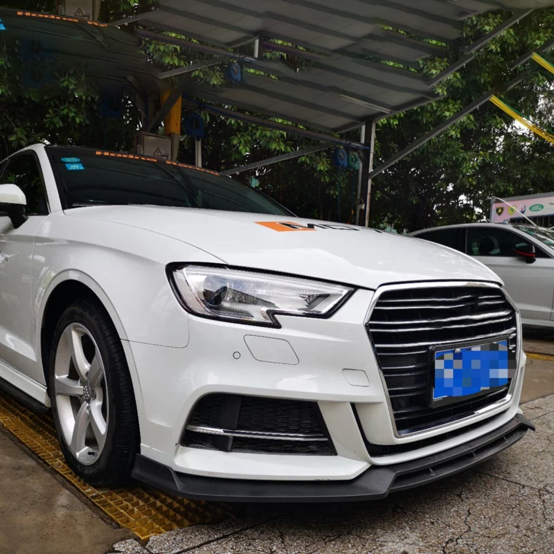 Стильный передний бампер для Audi A3 S3 2017-2019 разветвитель переднего бампера