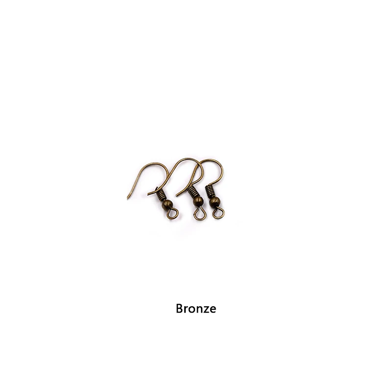200Pcs Mixed Rose Gold Silver Black Metal Earring Hooks for Jewelry Making Diy Handmade Accessories Wholesale | Украшения и
