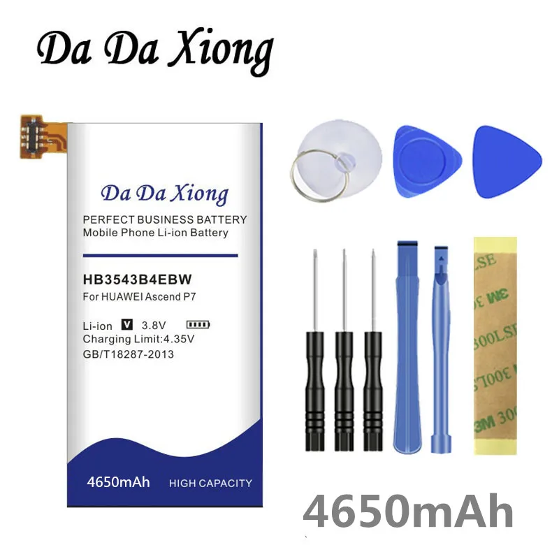 Аккумулятор DaDaXiong HB3543B4EBW 4650 мАч для Huawei Ascend P7 P7-L07 L09 L00 L10 L05 L11 аккумулятор телефона |