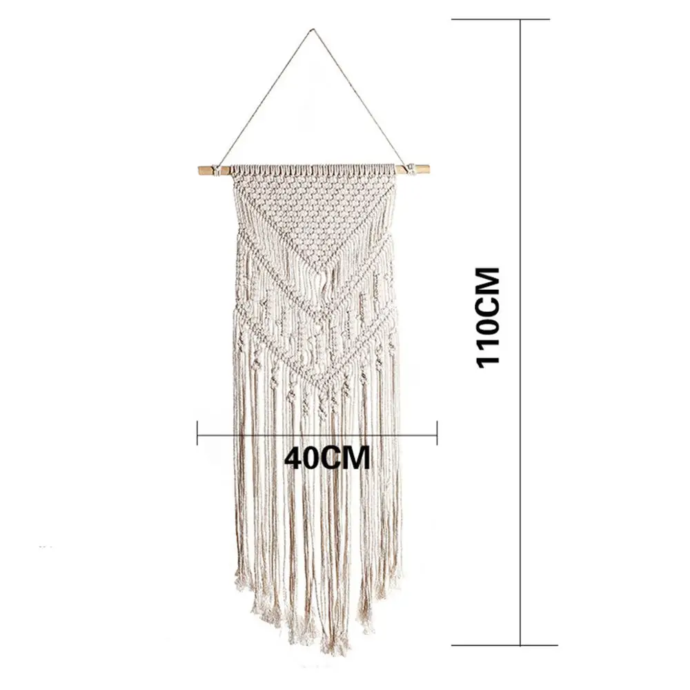 

Bohemian Woven Modern Wall Art Macrame Wall Hanging Decor For House Wedding Art Tapestry Apartment Dorm Room Decoration
