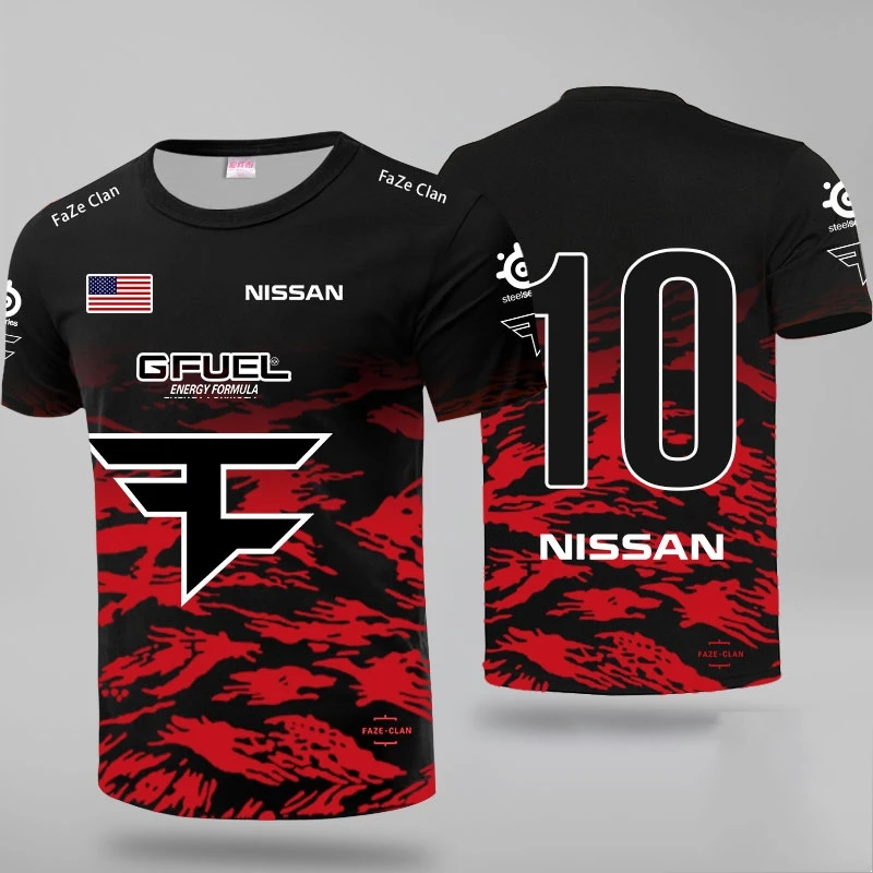 Футболка LOL CSGO с эмблемой команды Faze униформа Niko футболка для фанатов мужчин и