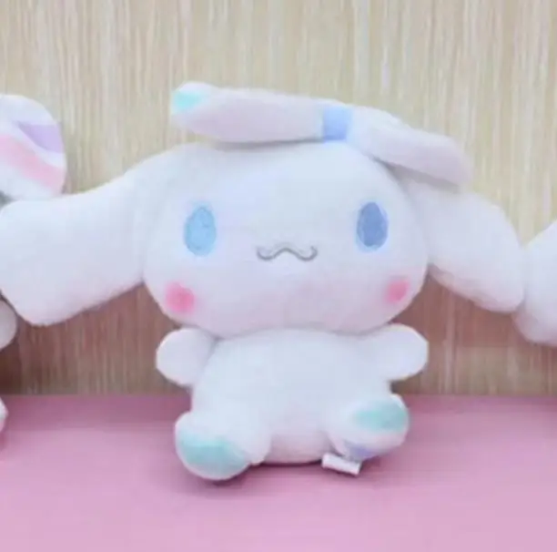 1 1 шт. милый мультфильм аниме Cinnamoroll Собака брелок сумка кулон Мягкие плюшевые игрушки для детей подарок - Цвет: 1