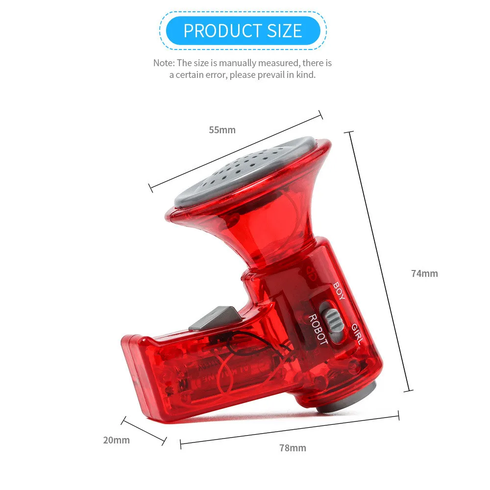 

Funny Multi Voice Changer Amplifier Fun Toy Speaker Children's Day Gifts For Kids Fidget Toys Anxiety Toys 3 Different Voices