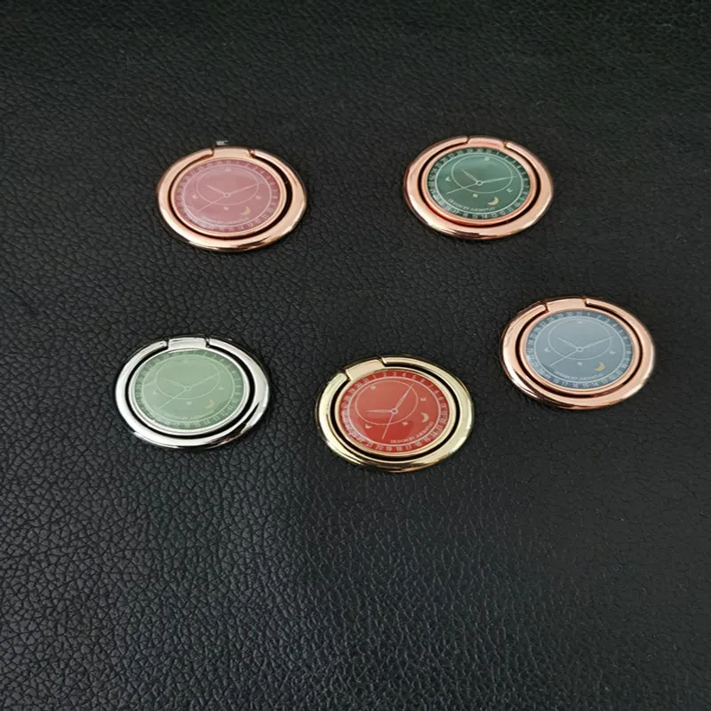 Женское розовое металлическое кольцо держатель мобильного телефона Магнитный