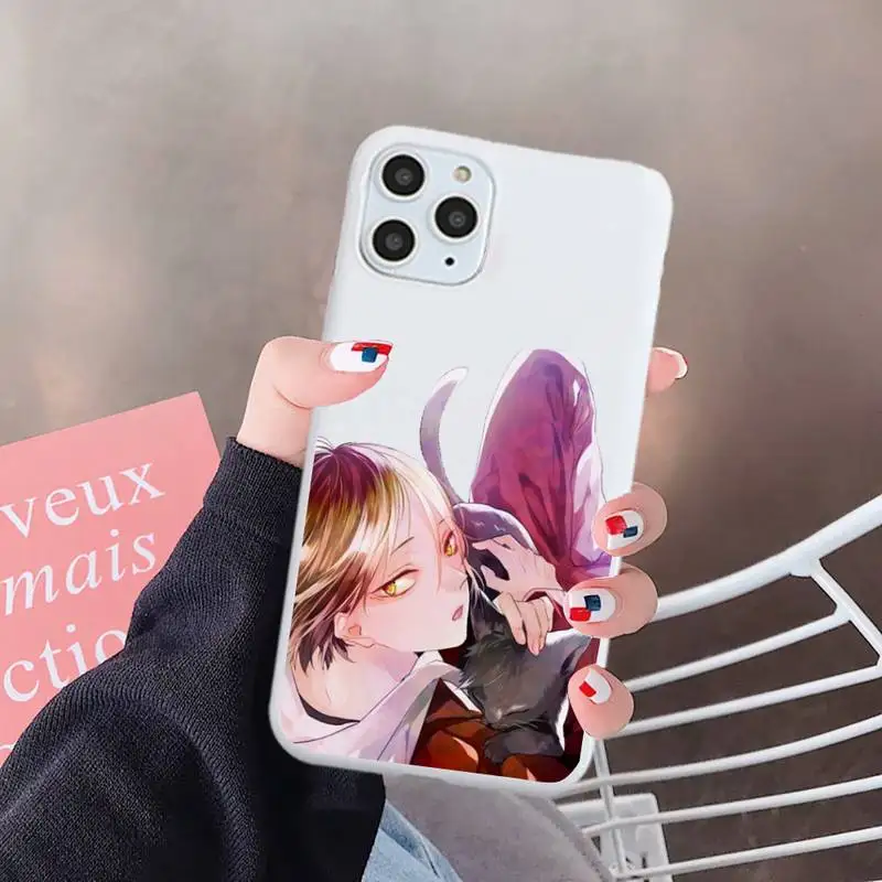 

Kenma Kozume Of Haikyuu anime Phone Case Candy Color for iPhone 6 7 8 11 12 s mini pro X XS XR MAX Plus