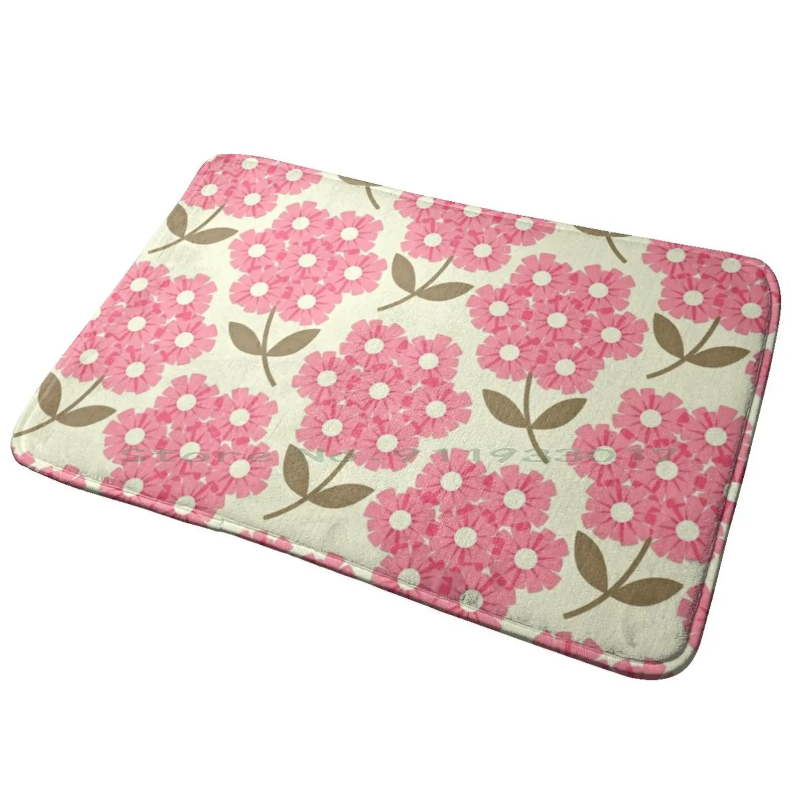 

Orla Kiely Pink Floral Abstract Design Entrance Door Mat Bath Mat Rug My Little My Little Stuff My Little Sweater My Little