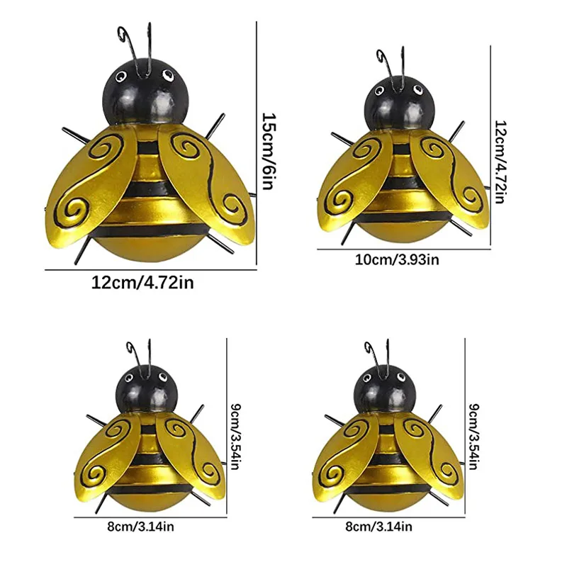 Декоративный Деревянный Шмель ностальгия настенное украшение садовый Двор