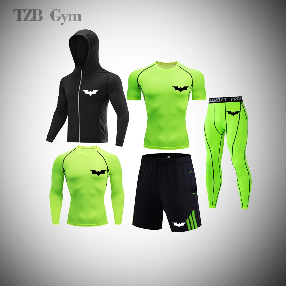 

Basketball Table Tennis Volleyball Match Ball Tight Sportswear Men's Gym Taekwondo Kickboxing Training Sports Suit Riding Tights
