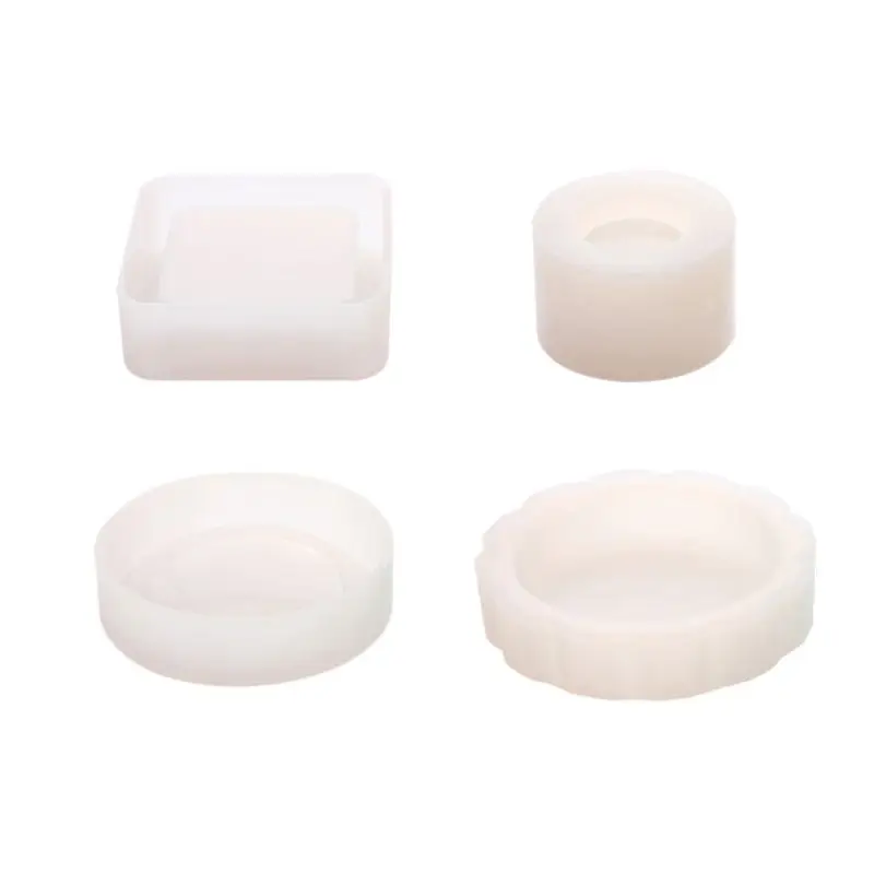 DIY цветочный горшок пепельница смолы художественные формы круглые квадратные