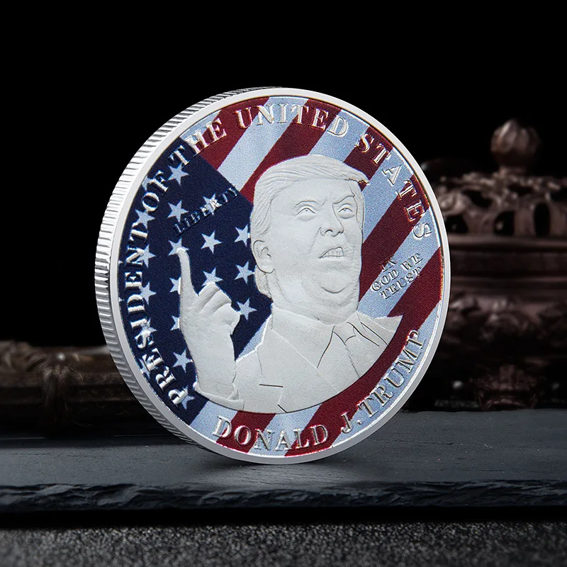 Дональд J Трамп президент США коллекция монет медали президента подарки