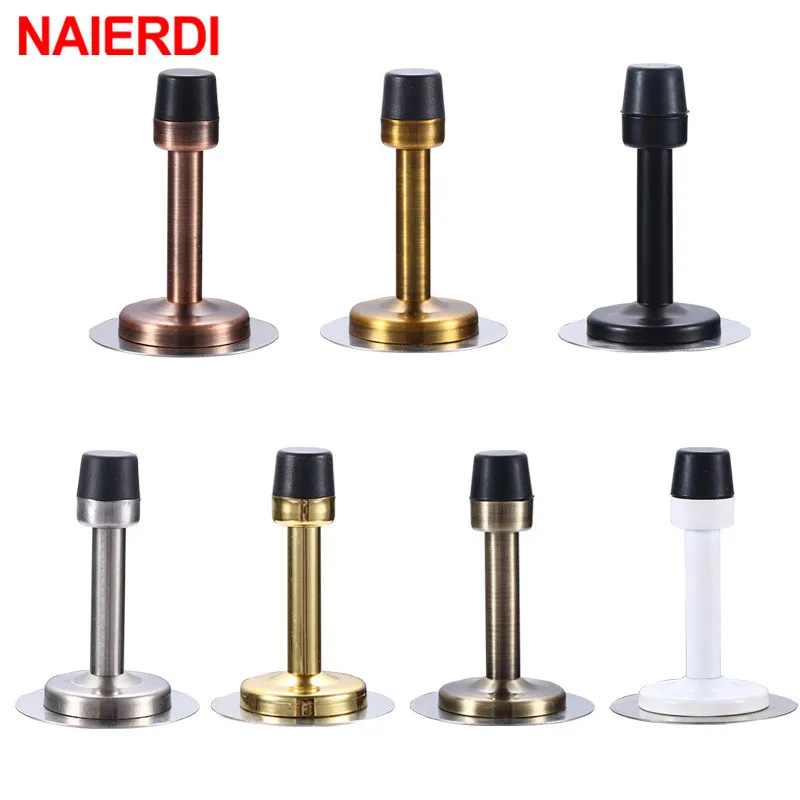NAIERDI резиновый настенный дверной стопор из нержавеющей стали держатель для