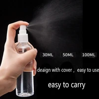 30ml 50ml100ml transparent mini portable empty spray bottle plastic mini can fill cosmetic containers