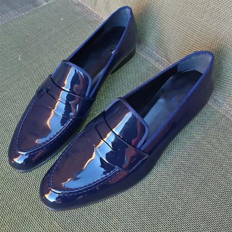 

Men's handmade imitation deerskin basic business dress shoes breathable classic casual shoes HL052