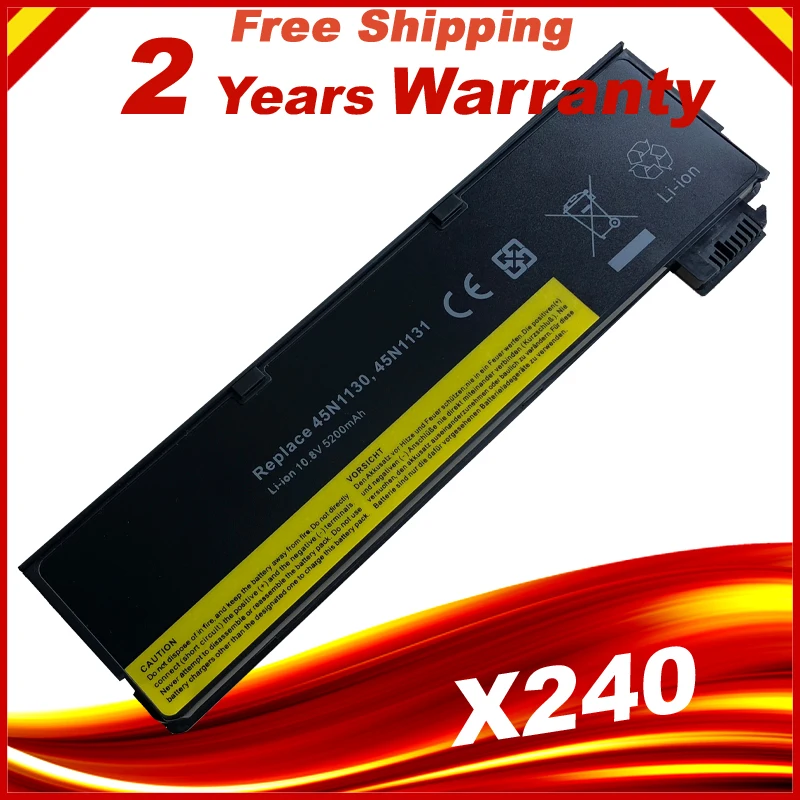 Bateria do Portátil para Lenovo Thinkpad X260 X270 X240 X240s X250 X250s T450 T470p T450s T440 T440s W550s L450 L470 T460