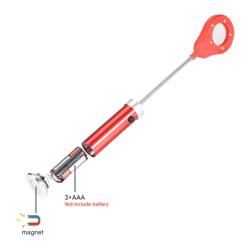 Светодиодный рабочий светильник GIJOE из алюминиевого сплава поисковый мощная