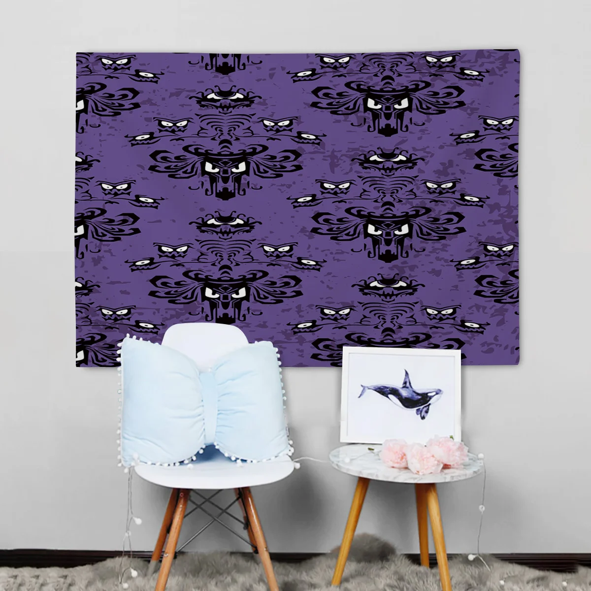 Настенный гобелен в стиле Хэллоуин пляжное полотенце украшение для дома | Дом и