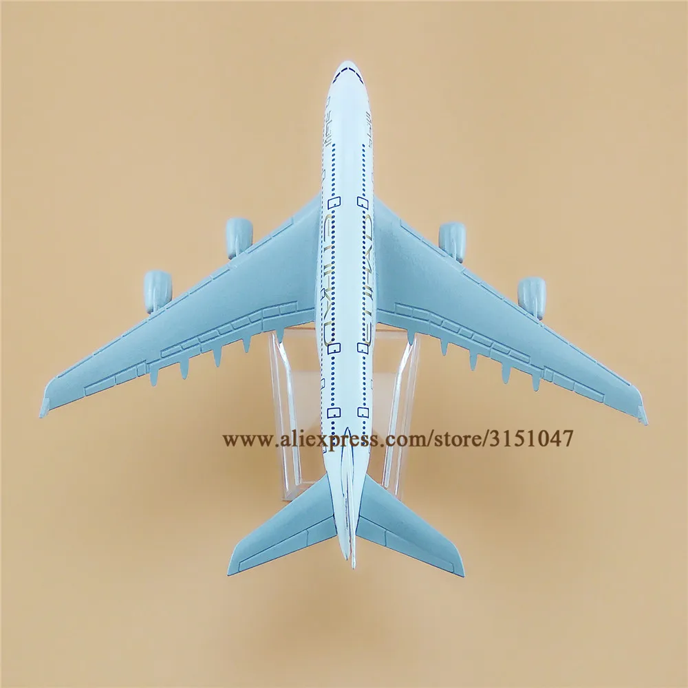 Сплав металла Etihad Air Airline модель самолета Airbus 380 A380 Airways модель самолета Стенд самолета подарки для детей 16 см