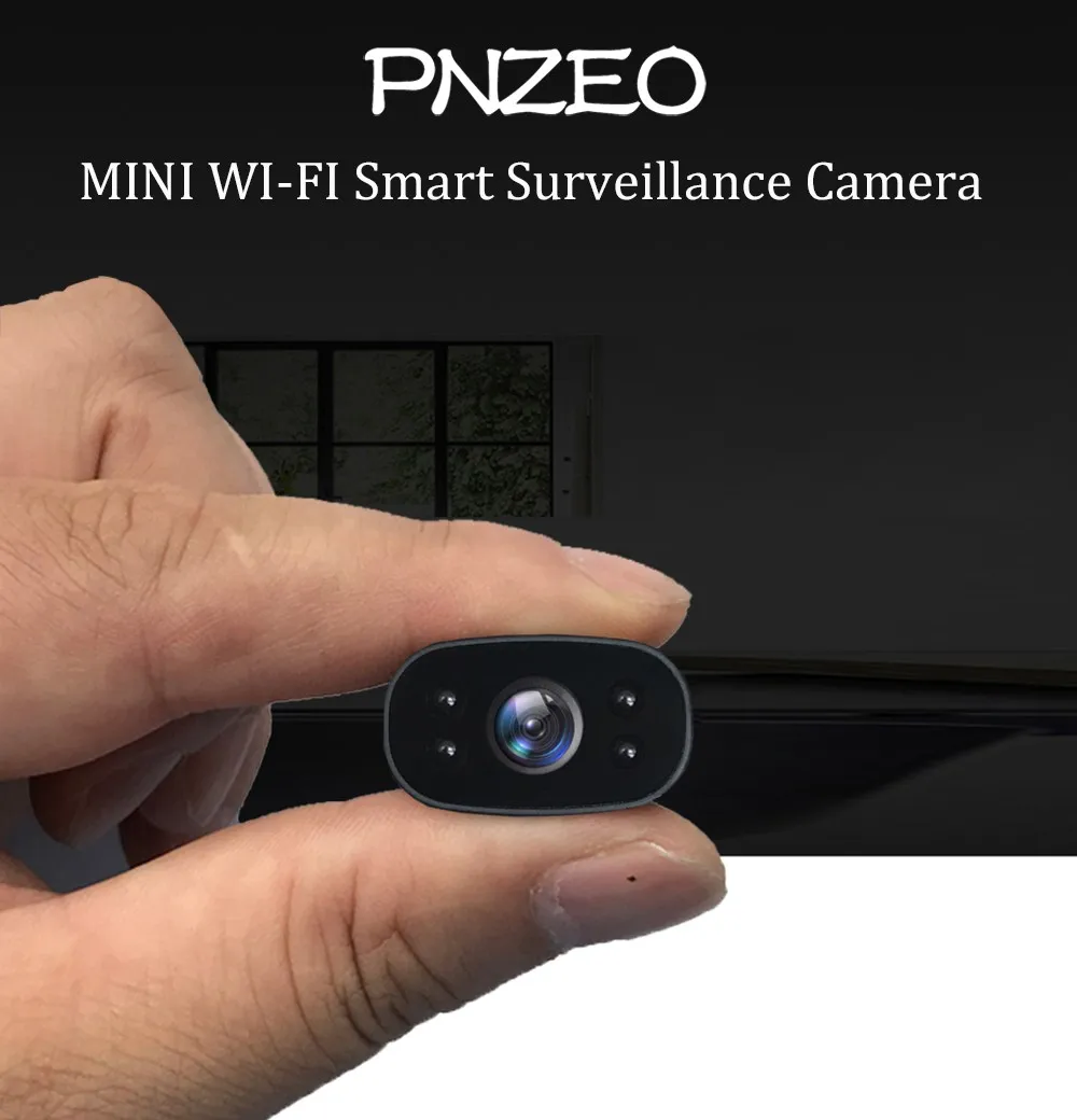 PNZEO Мини WiFi камера 1080P HD беспроводной дистанционный монитор камера крошечная IP камера видео рекордер движения-Detectio