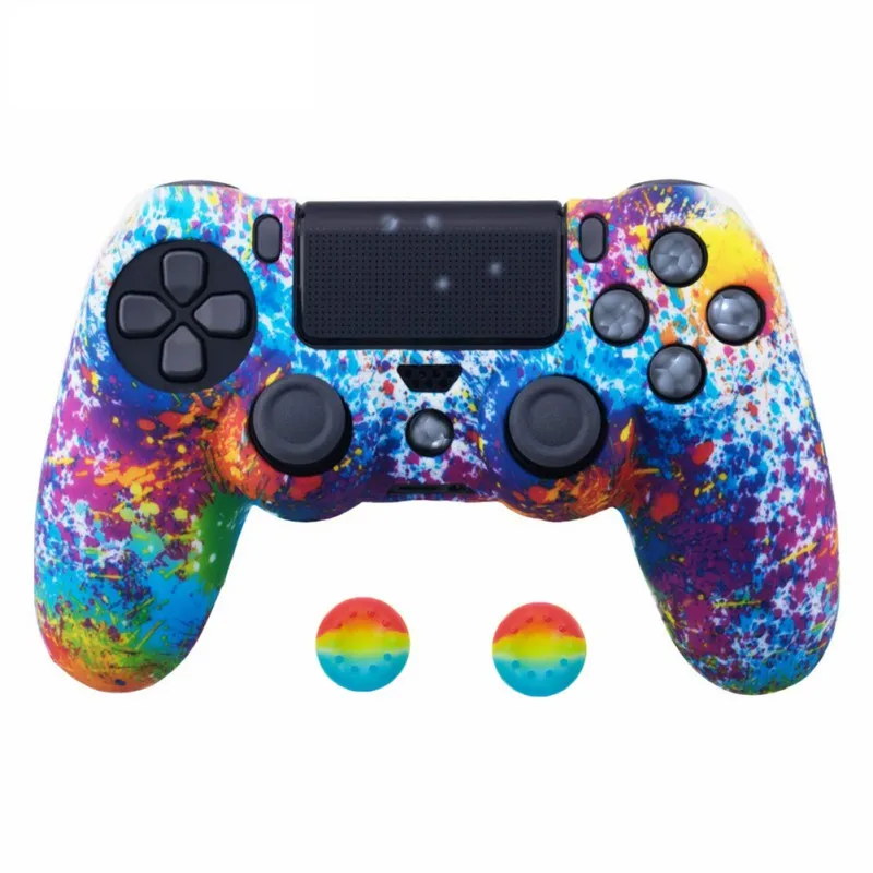2020 Силиконовый прочный Камуфляжный защитный чехол для Sony Dualshock 4 PS4 DS4 Pro тонкий