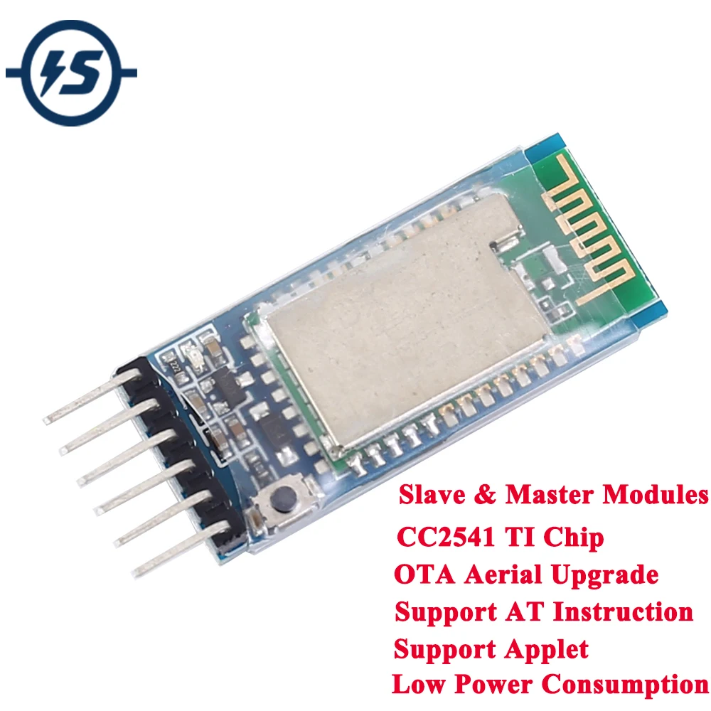 Беспроводной модуль передатчика Master GFSK CC2541 BLE4.0 UART DC 3 В 2 4 ГГц ISM с низким