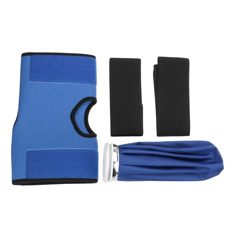 Ice Bags with Straps Hot Cold Therapy Reusable Bag Pack &amp Wrap for Head Shoulder Back Knee .(9 Inch Blue) | Спорт и развлечения