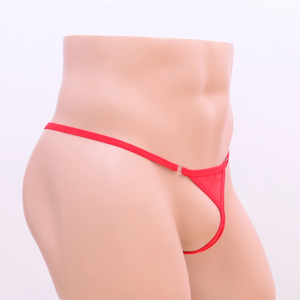 Mens Open Crotch Underwear T Back Thong |