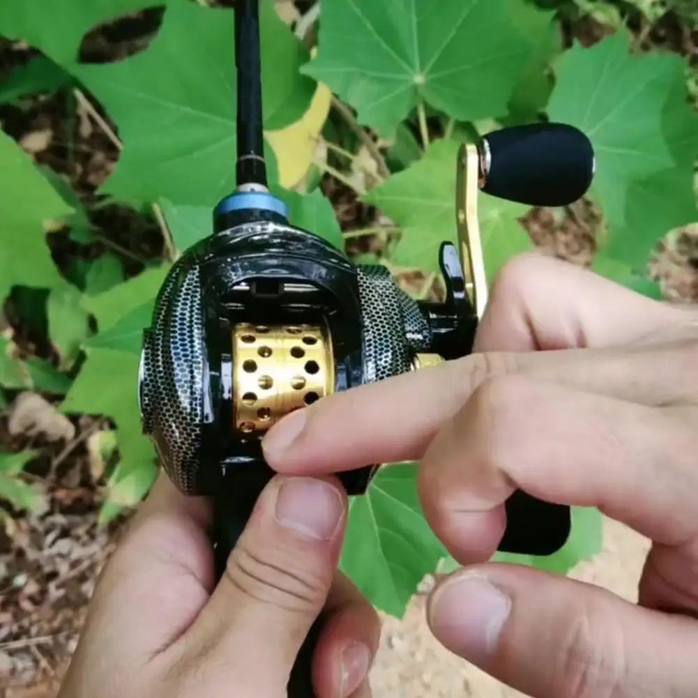 Baitcast Reel Streamlined Shape Magnetic Brake Metal Powerful Spinning Casting Line Wheel Practical  Spinning  Reel For  Fishing