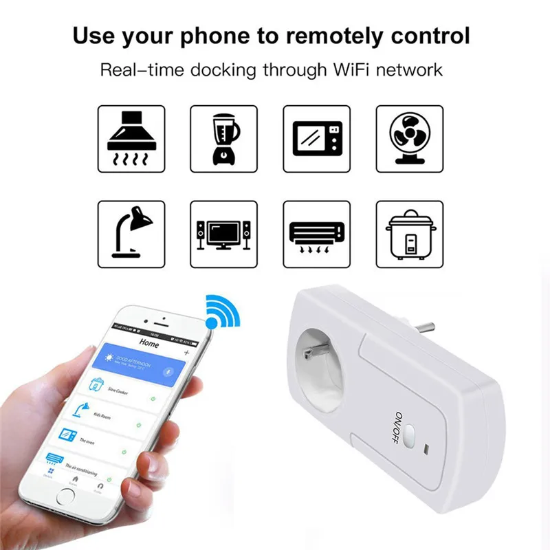 EPULA WiFi Smart EU Plug/розетка регулятор влажности воздуха умный таймер на выходе переключатель дистанционного управления для IOS/Android
