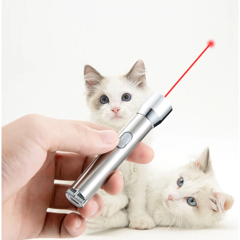 

Забавная светодиодная Лазерная игрушка для домашних животных, Лазерная Игрушка для кошек, указка для кошек, световая ручка, Интерактивная и...