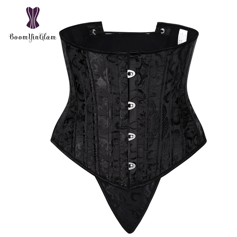 Цветочный кружевной корсет для талии XS до 3XL короткий тренировочный 24 стальных
