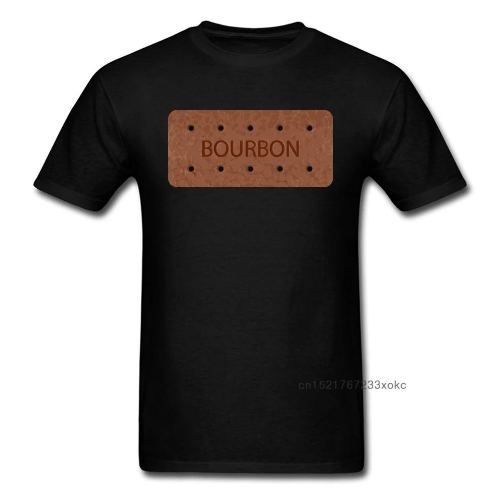 Мужская футболка с надписью I Love Бурбон обычные топы футболки из чистого хлопка