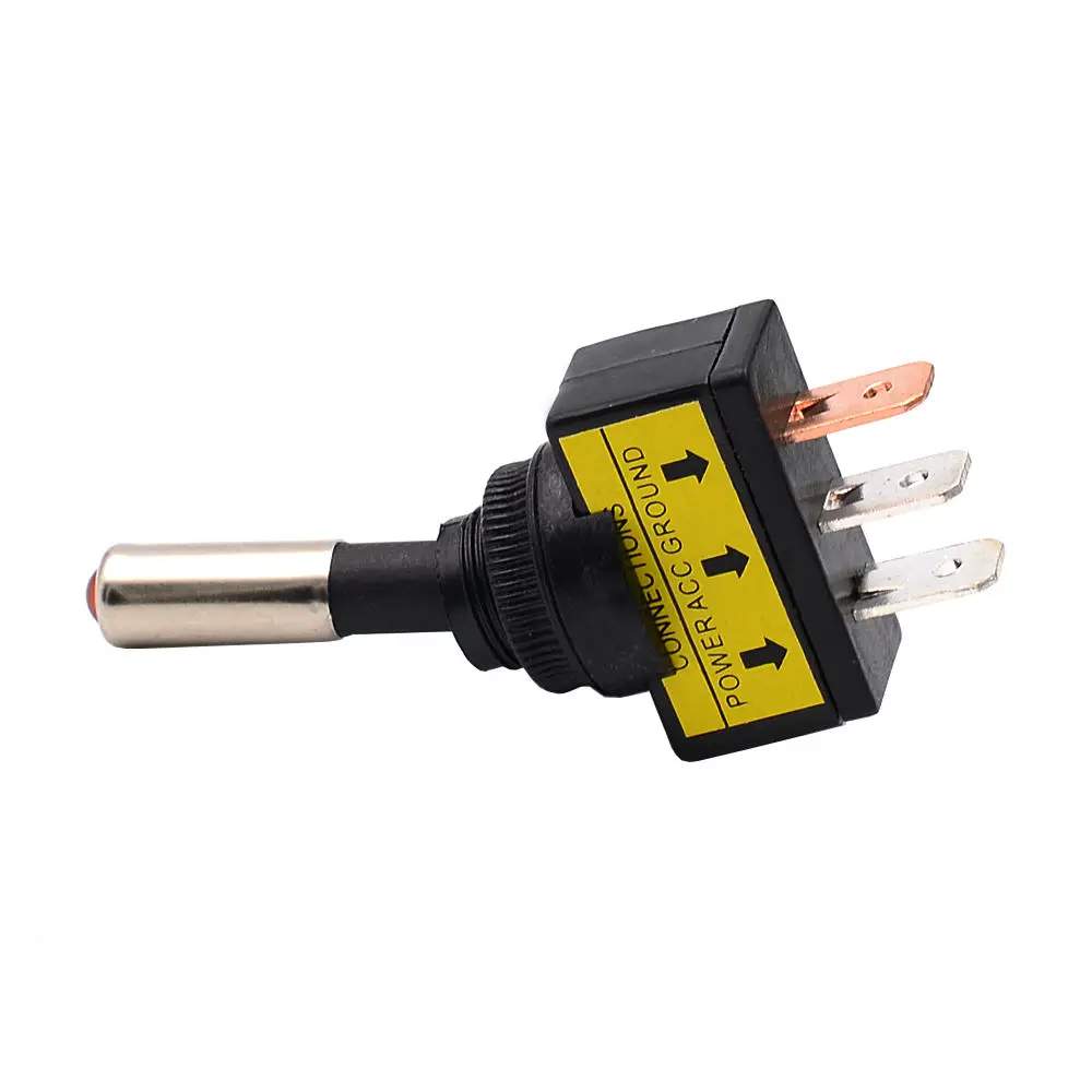 

LED Push Button Rocker Toggle Switch Control 12V 20A Racing Car Truck Moto Boat Cover