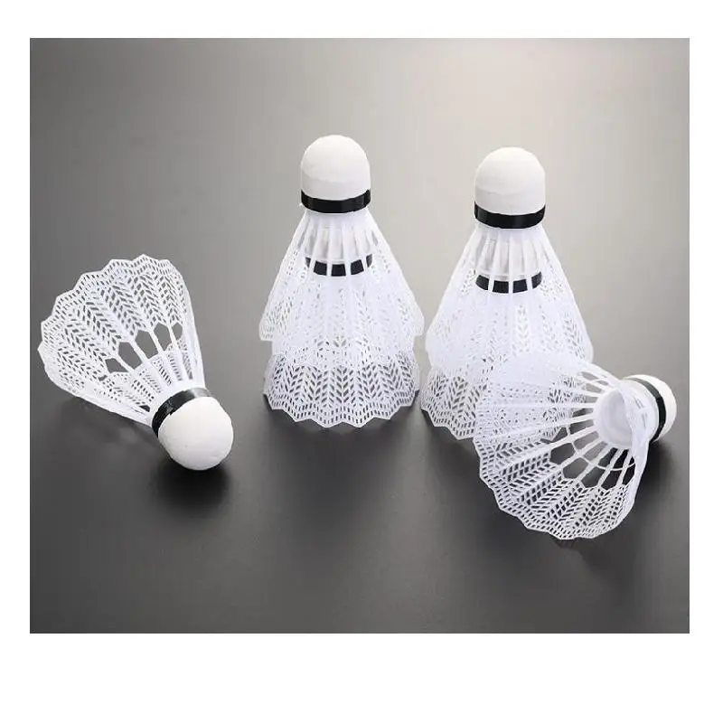 Бадминтонные шары регулируемые с белыми перьями | Спорт и развлечения