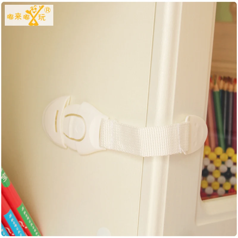 Пластиковый замок для безопасности детей дверей холодильника и ящика|Замки