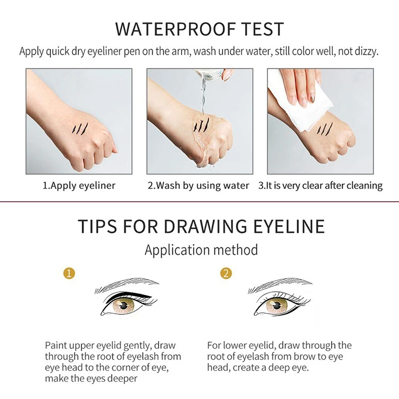 

12 Colors Charming Eyeliner Easy To Wear Maquillaje Matte Waterproof Long Lasting Not Blooming Eye Liner TSLM1