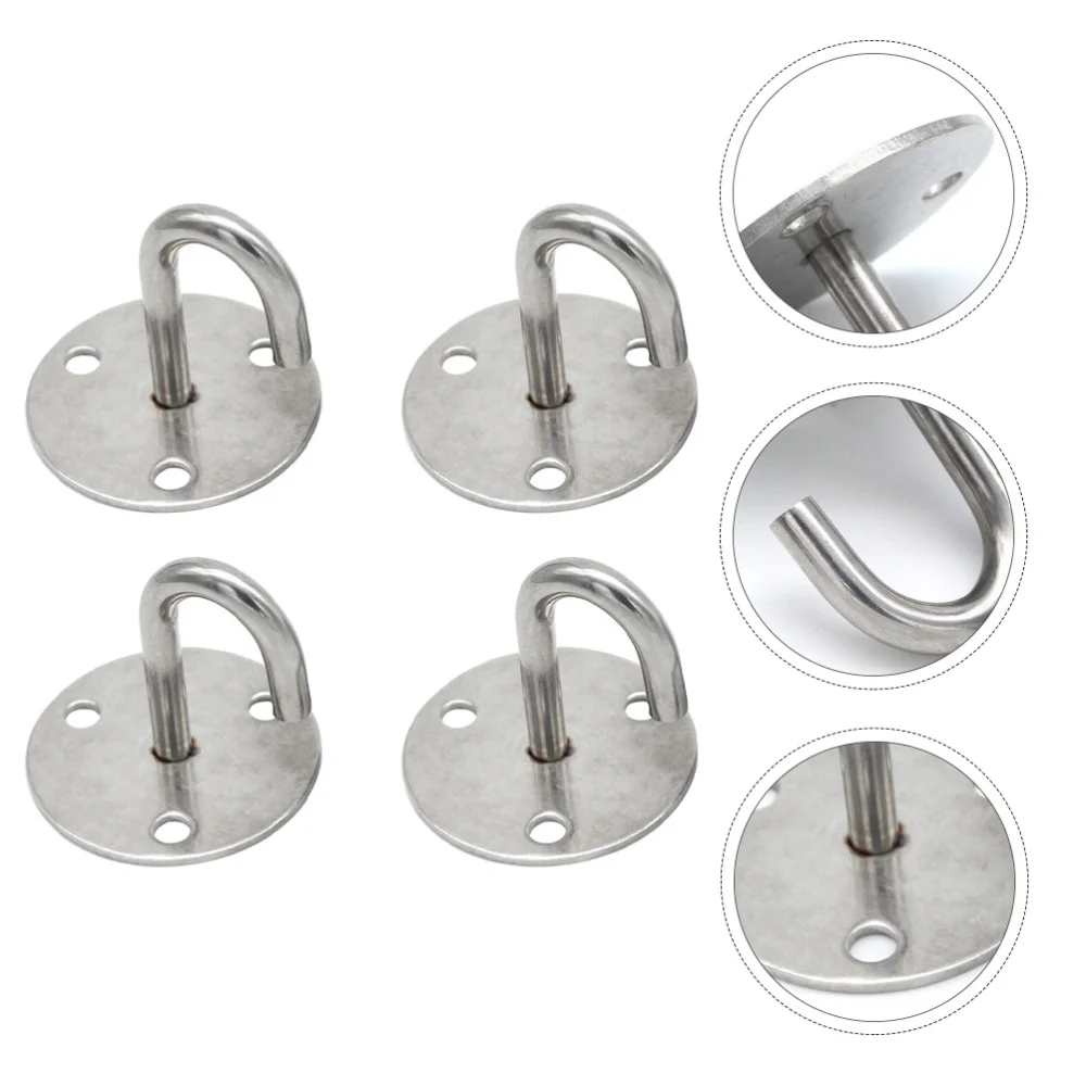 

3pcs Stainless Steel J Type Fixed Hook Storage Hook Wall-mounted Hooks for Home