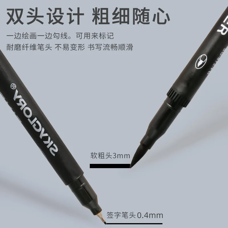 Маркеры TH 12/24 цветов акварельные ручки для рисования с двумя наконечниками ручка