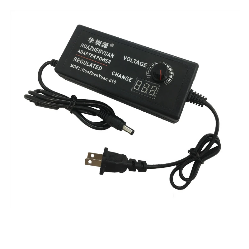 

12v 24v Adjustable LED Adapter Switch Power Supply 3A 72W Regulated Power Adapter AC DC EU 2 YEARS Plastic Changed