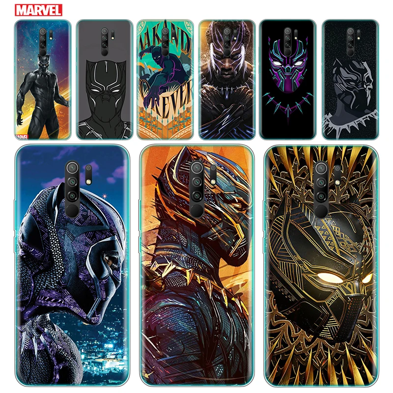 

Transparent Cover Marvel Avengers Black Panther For Xiaomi Redmi K40 K30i K30T K30S K30 K20 10X GO S2 Y2 Pro Ultra Phone Case