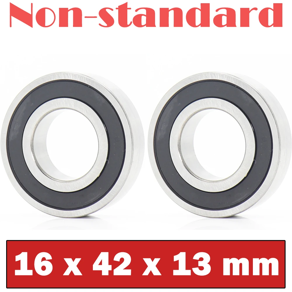 164213 Non-standard Ball Bearings ( 2 PCS ) Inner Diameter 16 mm Non Standard Bearing 16*42*13 mm